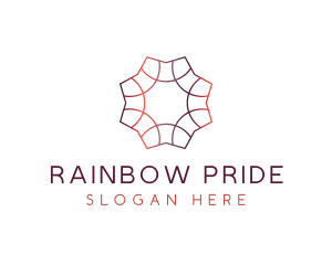 Gradient Tile Pattern logo design