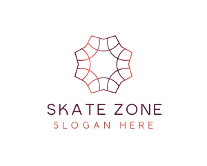 Gradient Tile Pattern logo design