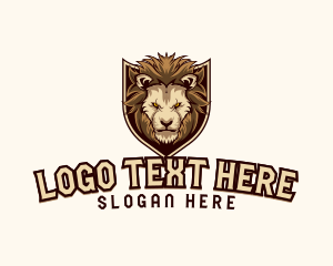 Shield - Fierce Lion Gaming logo design