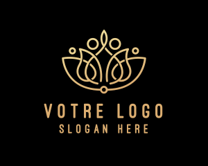 Cosmetic - Lotus Flower Spa logo design
