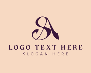 Letter Sa - Modern Elegant Business logo design