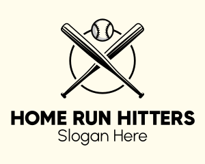 Baseball - Baseball Bat Club logo design