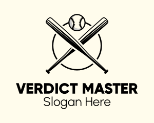 Baseball - Baseball Bat Club logo design