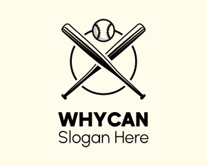 Catcher - Baseball Bat Club logo design