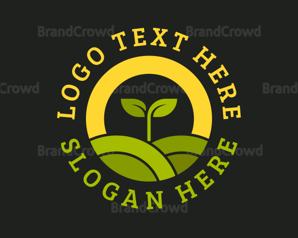 Leaf Sprout Farm Logo