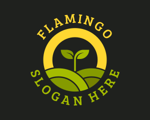 Landscaping - Leaf Sprout Farm logo design
