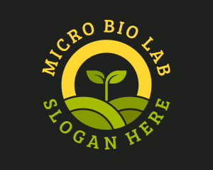 Leaf Sprout Farm logo design