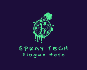 Graffiti Spray Paint logo design