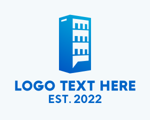 Messaging - Chat Vending Machine Cooler logo design
