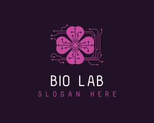 Biology - Flower Circuit Biotech logo design