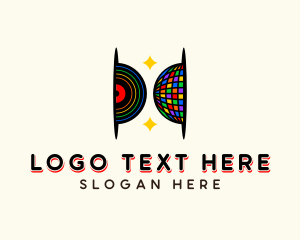 Music Festival - Disco Music Performer logo design