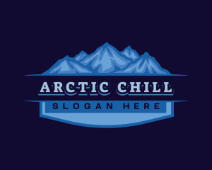 Iceberg Mountain Range logo design