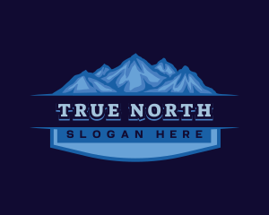 Iceberg Mountain Range logo design