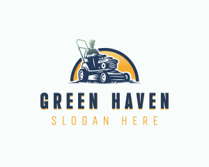 Landscaper - Lawn Mower Landscaper logo design