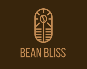Bean - Coffee Bean Caffeine logo design