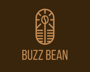 Caffeine - Coffee Bean Caffeine logo design