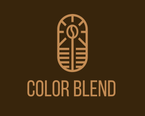 Coffee Bean Caffeine logo design