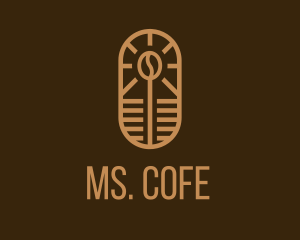 Coffee Bean Caffeine logo design