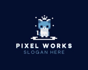 Pixel - Pixel Cat logo design