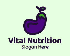 Vegetable Eggplant Farm  logo design