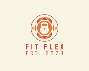 Kettlebell Fitness Gym logo design