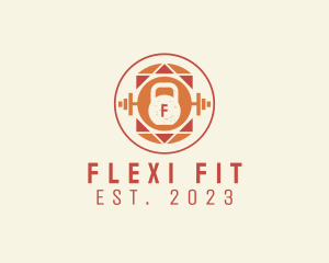 Kettlebell Fitness Gym logo design