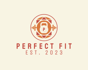 Kettlebell Fitness Gym logo design