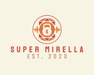 Bodybuilding - Kettlebell Fitness Gym logo design