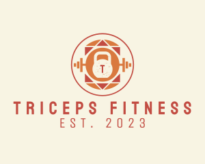 Kettlebell Fitness Gym logo design