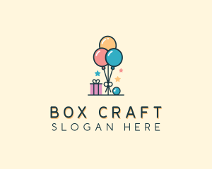 Box - Party Balloon Box logo design