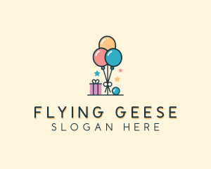 Party Store - Party Balloon Box logo design