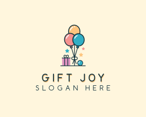 Party Balloon Box logo design