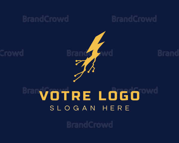 Electric Power Lightning Logo