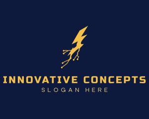 Electric Power Lightning Logo