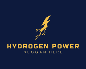 Electric Power Lightning logo design