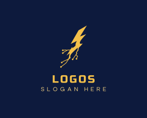 Volt - Electric Power Lightning logo design
