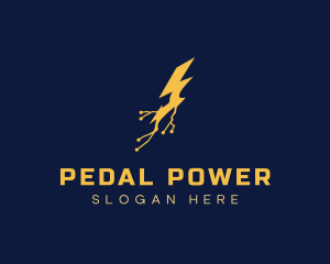 Electric Power Lightning logo design