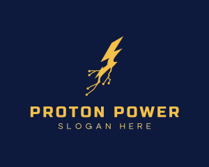 Electric Power Lightning logo design