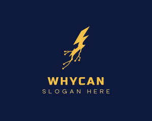 Natural Energy - Electric Power Lightning logo design