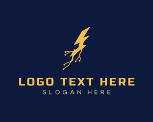 Electric Power Lightning Logo