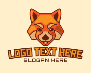Red Fox Dog logo design