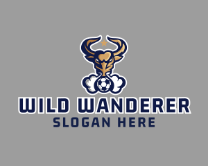 Soccer Bull Star logo design