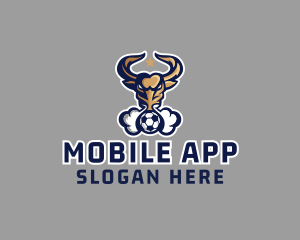 League - Soccer Bull Star logo design