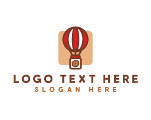 Hot Air Balloon - Balloon Cookie Jar logo design