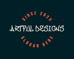 Streetwear Graffiti Business logo design