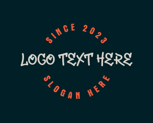 Hiphop - Streetwear Graffiti Business logo design