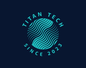 Digital Tech Wave logo design