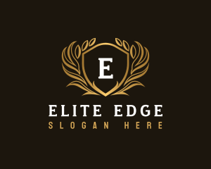 Elegant Crest Shield logo design