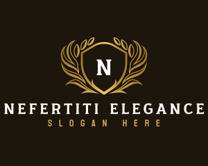 Elegant Crest Shield logo design