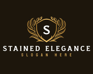 Elegant Crest Shield logo design